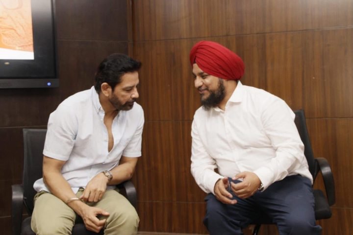 With Mr. Anup Soni, leading actor