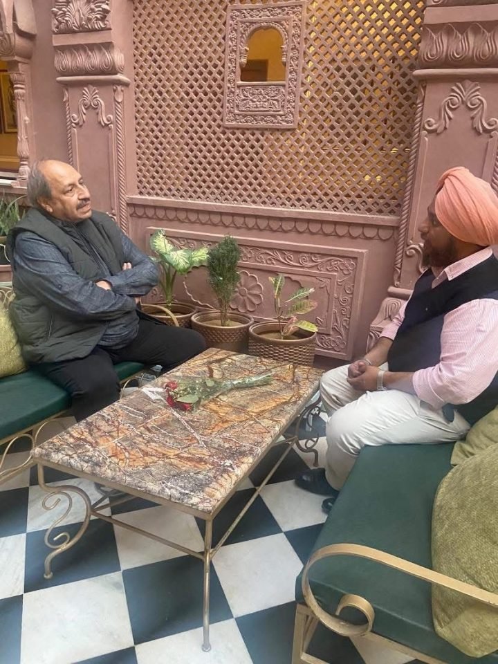 With Mr. Sudhir Pandey, leading actor