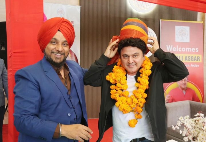 With Mr. Ali Asgar, leading actor