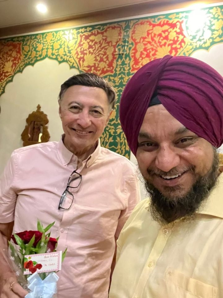 With Mr. Anang Desai, leading actor