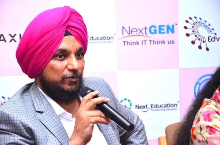 On the panel at Next Education event