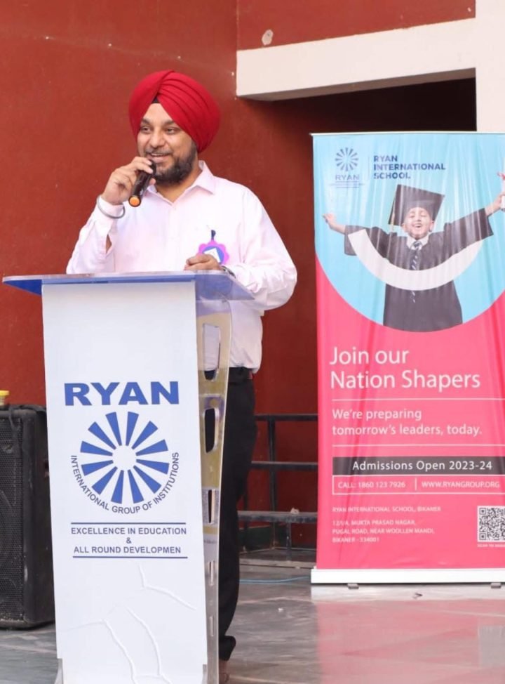 Speaking from the Ryan International School